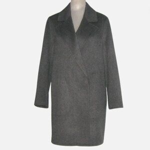 Theory Wool/Cashmere Gray Coat